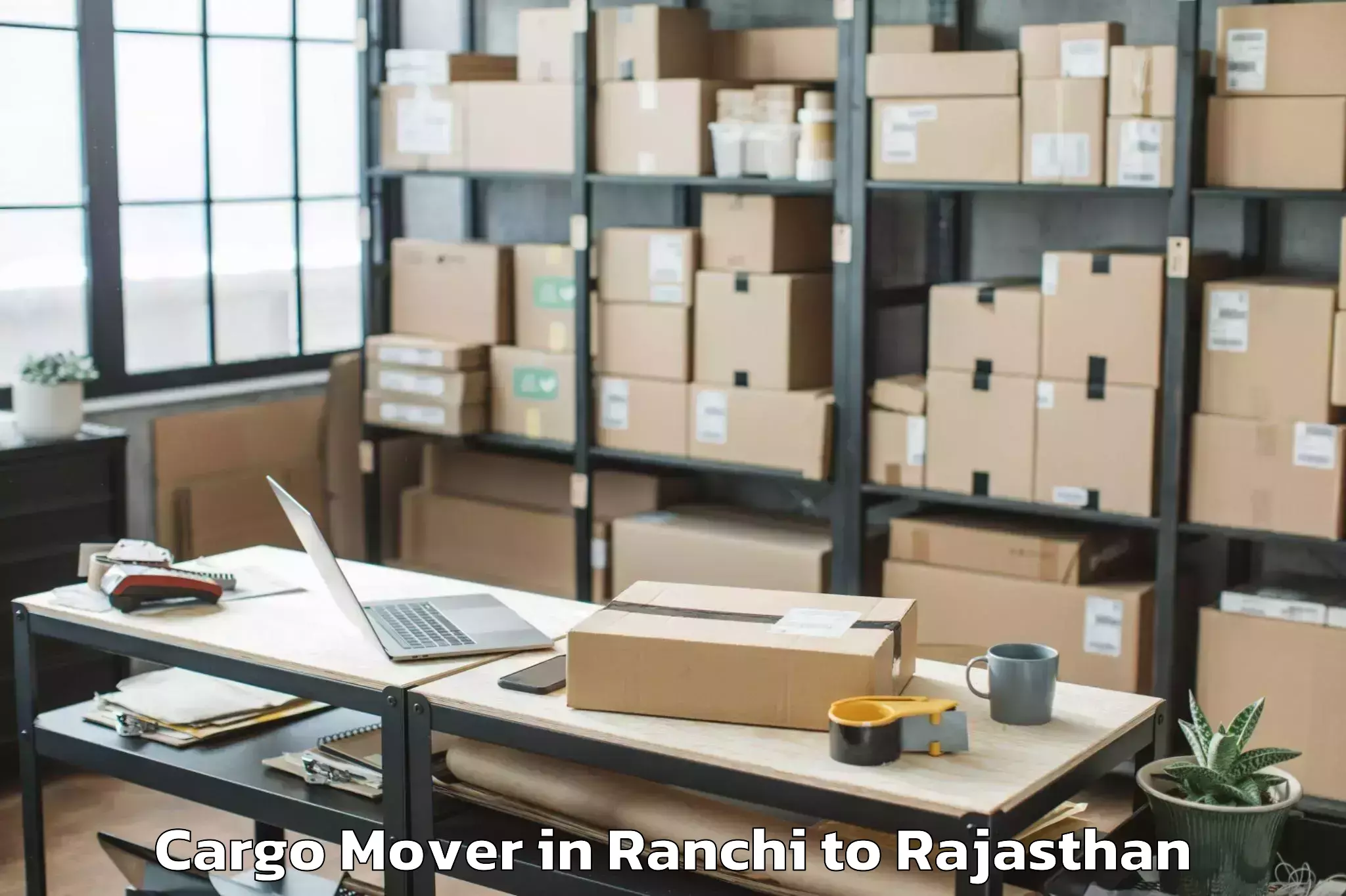 Reliable Ranchi to Nimbahera Cargo Mover